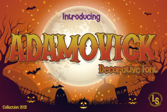 Adamovick: A Display Font That Makes Your Headline Impossible to Scroll Past