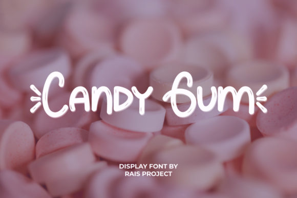 Candy Gum: A Playful Display Font That Makes Your Brand Shine