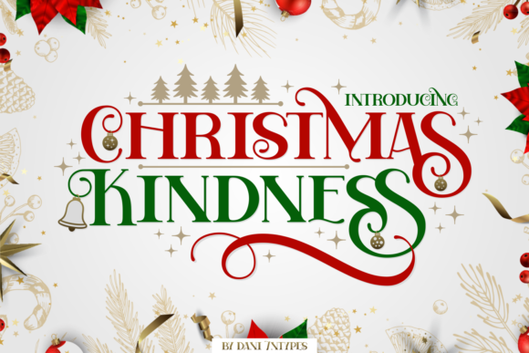 Christmas Kindness: A Display Font for Warm, Trustworthy Digital Experiences