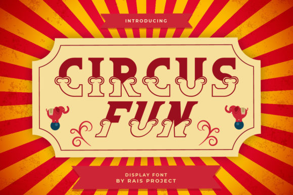 Circus Fun: A Bold Display Font for Digital Brand Moments