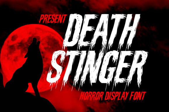 Death Stinger: A Horror-Fantasy Display Font for Bold Digital Identity