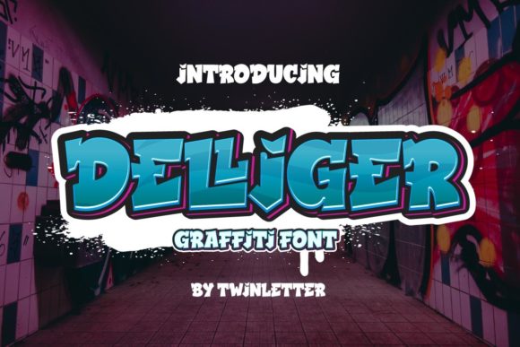Delliger: A Playful Display Font That Feels Like Real Brand Personality