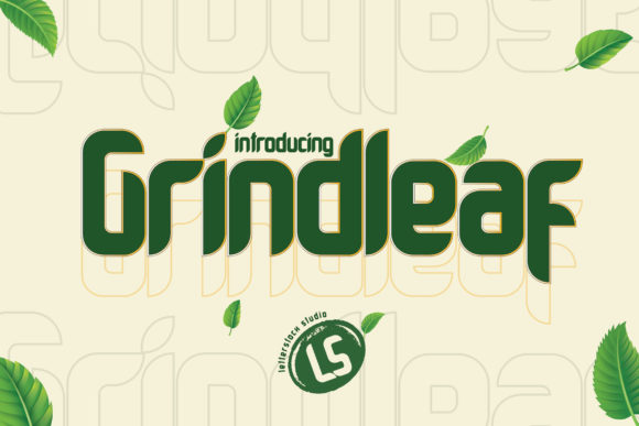 Grindleaf: A Vintage Display Font That Elevates Digital Branding