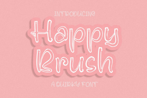 Happy Brush: A Premium Display Font That Brings Warmth to Real Business Branding