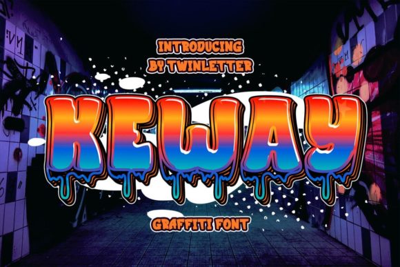 Keway: A Bold, Graffiti-Inspired Display Font for Real Branding