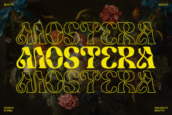 Mostera: A Whimsical Display Font That Feels Like a Design Secret