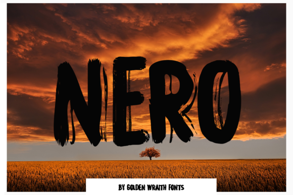 Nero: A Bold Brush Display Font That Elevates Real Branding Work