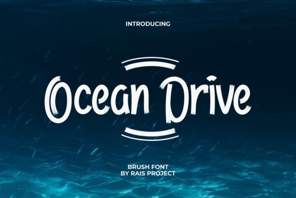 Ocean Drive: A Refreshing Display Font for Digital Branding