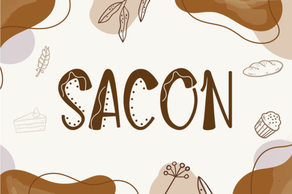 Sacon: A Playful Display Font That Makes Your Headlines Pop